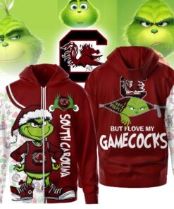 The Grinch South Carolina Gamecocks Hoodie, Funny Christmas Football Gift 2025