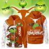 The Grinch Texas Longhorns Hoodie, Funny Christmas Football Gift 2025