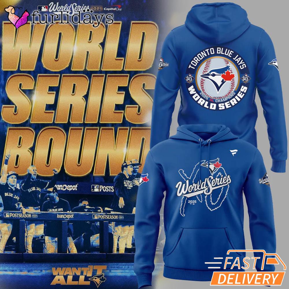 Toronto Blue Jays XO The Weeknd Fanatics Royal 2025 World Series Hoodie Toronto Blue Jays XO The Weeknd Fanatics Royal 2025 World Series Hoodie