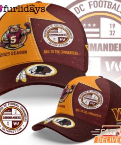 Washington Commanders 2025 Season Hail To The Commanders Cap