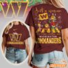 Washington Commanders NFL Grinch Christmas 3D Shirt Just A Woman Gift