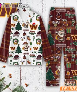 Washington Commanders Tis the Season Christmas Pajamas Set