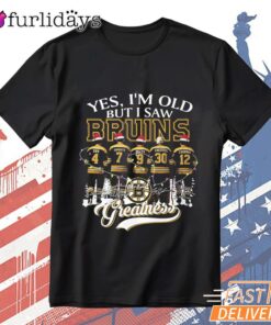 Yes I'm Old But I Saw Boston Bruins Christmas T-Shirt
