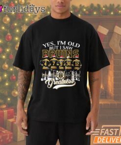 Yes I'm Old But I Saw Boston Bruins Christmas T-Shirt