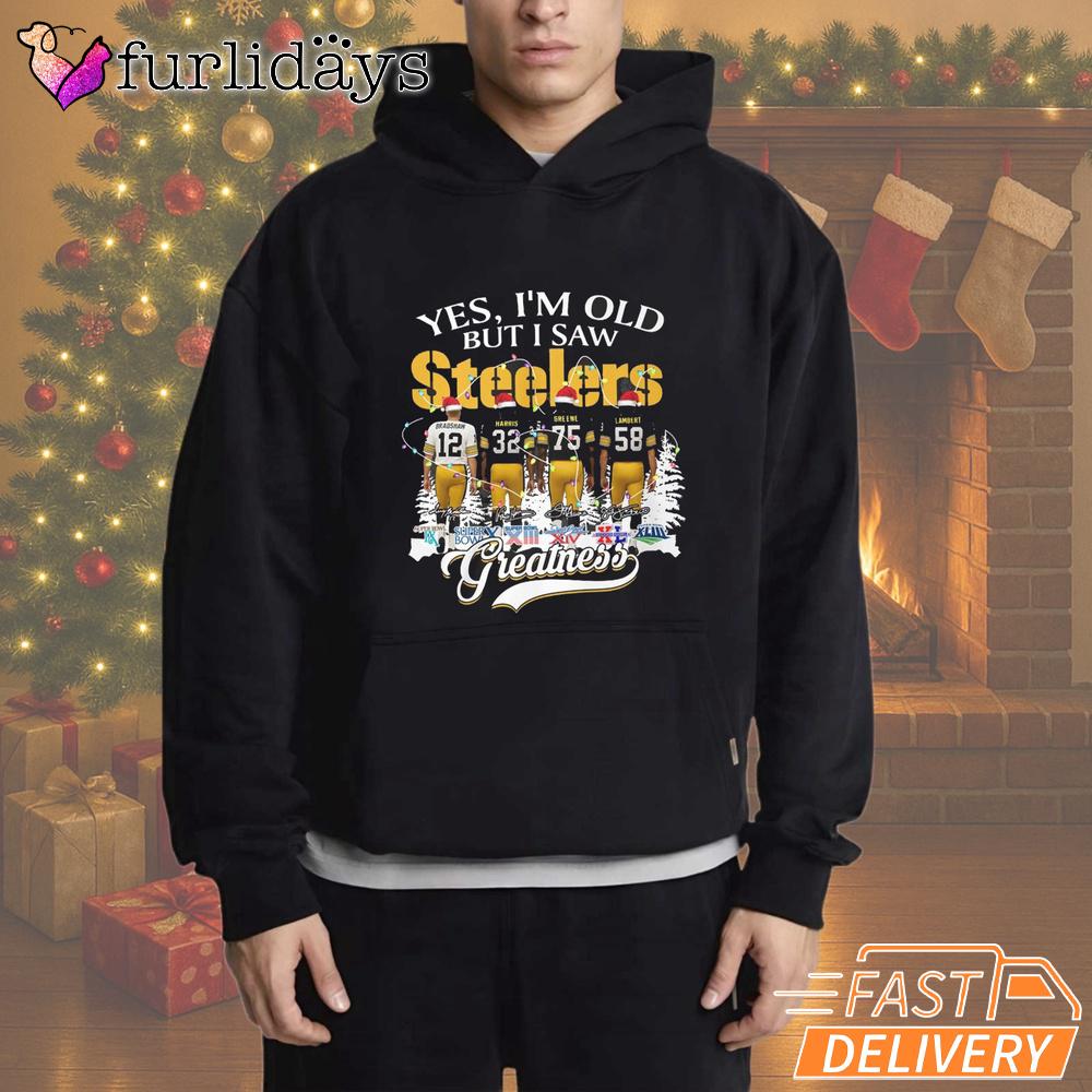 Yes I'm Old But I Saw Pittsburgh Steelers Christmas T-Shirt Yes I'm Old But I Saw Pittsburgh Steelers Christmas T-Shirt