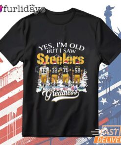 Yes I'm Old But I Saw Pittsburgh Steelers Christmas T-Shirt