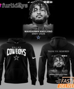 Dallas Cowboys Marshawn Kneeland Thank You Memories 2025 Hoodie