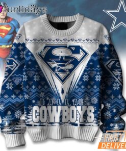 Dallas Cowboys NFL Superman Ugly Christmas Sweater