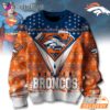 Denver Broncos NFL Superman Ugly Christmas Sweater
