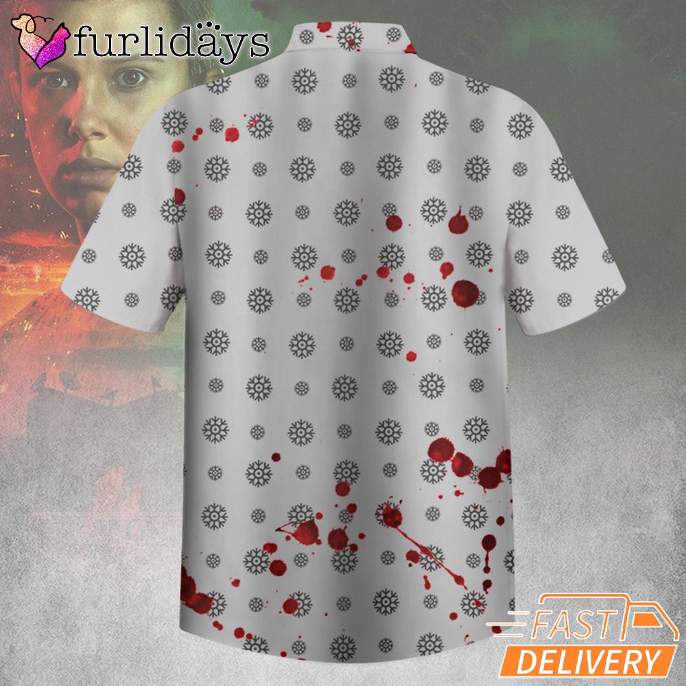 Eleven Stranger Things S5 Hawaiian Shirt, Demogorgon And Upside Down Pattern Aloha Eleven Stranger Things S5 Hawaiian Shirt, Demogorgon And Upside Down Pattern Aloha