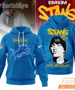Eminem Detroit Lions Stan 25th Anniversary Hoodie