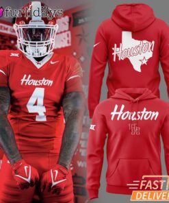 Houston Cougars 2025 Red Hoodie