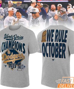 Los Angeles Dodgers MLB 2025 World Series Champions 3D Shirt