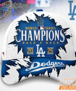 Los Angeles Dodgers MLB 2025 World Series Champions Cap