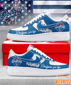 Los Angeles Dodgers World Series Champions 2025 Air Force 1 Shoes