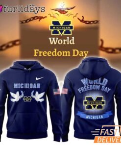 Michigan Wolverines World Freedom Day 2025 Hoodie