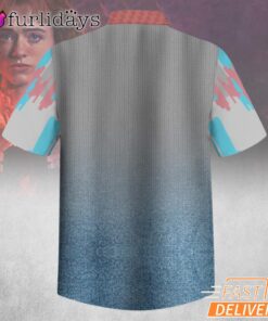 Nancy Wheeler S5 Faded Gradient Hawaiian Shirt, Stranger Things Grunge Style