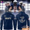 Navy Midshipmen Football 250th US Marines Birthday Hoodie