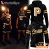 Purdue Boilermakers Night Mode Black Script Hoodie