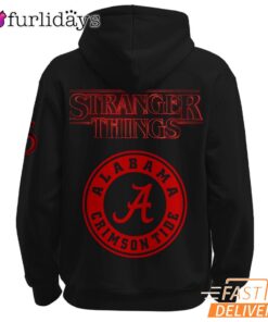 Stranger Things Alabama Crimson Tide Hoodie, SEC Football Fan Sweatshirt For TV Show Lovers