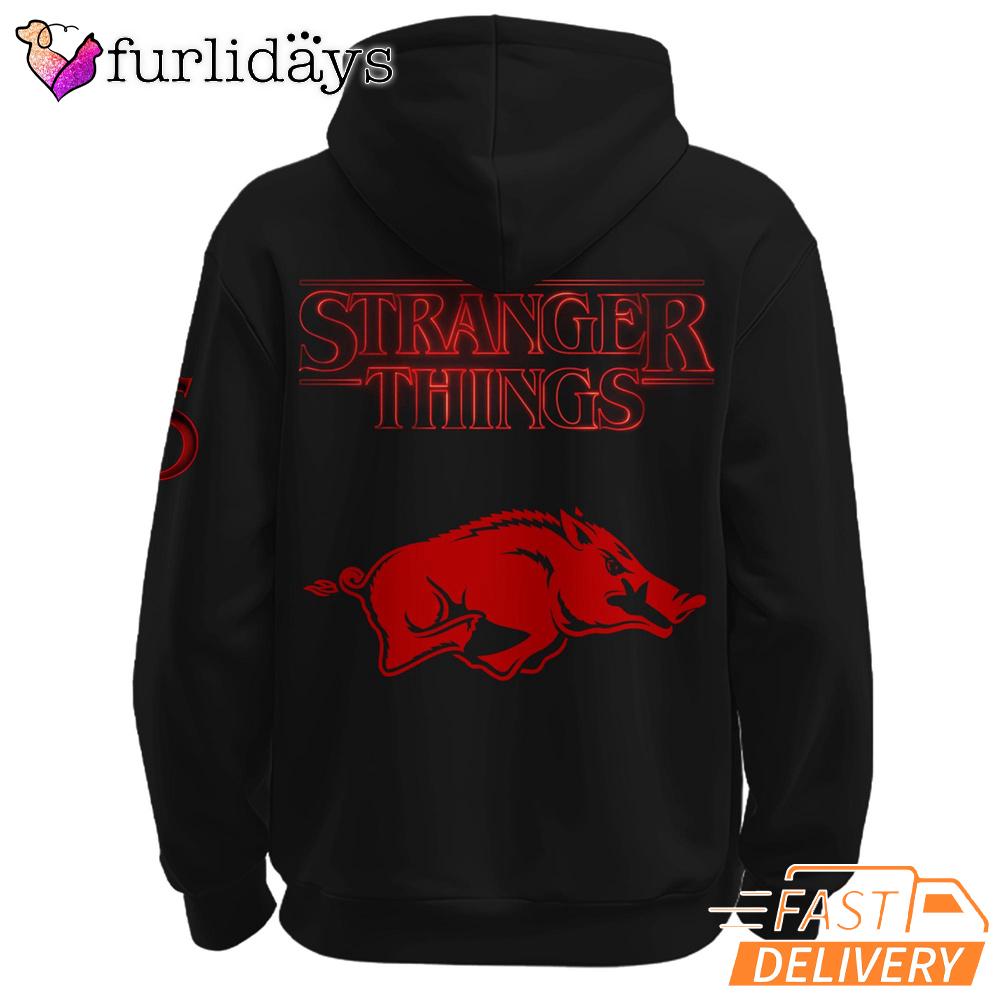 Stranger Things Arkansas Razorbacks Hoodie, SEC Football Fan Sweatshirt For TV Show Lovers Stranger Things Arkansas Razorbacks Hoodie, SEC Football Fan Sweatshirt For TV Show Lovers