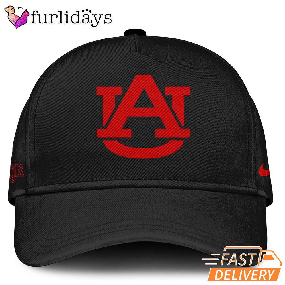 Stranger Things Auburn Tigers Classic Cap, Upside Down Inspired Cap Stranger Things Auburn Tigers Classic Cap, Upside Down Inspired Cap