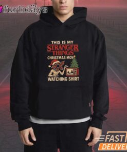 Stranger Things Christmas Movie Watching T-Shirt