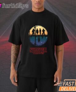 Stranger Things Group Sunset T-Shirt