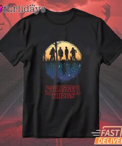 Stranger Things Group Sunset T-Shirt