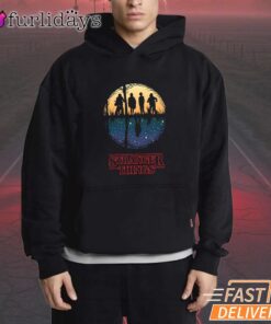 Stranger Things Group Sunset T-Shirt