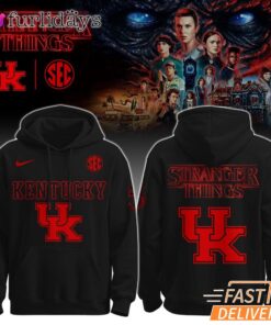 Stranger Things Kentucky Wildcats Hoodie, SEC Football Fan Sweatshirt For TV Show Lovers