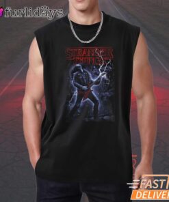 Stranger Things Lightning Monster Rock And Roll T-Shirt