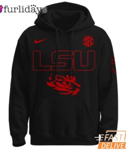 Stranger Things LSU Tigers Hoodie, SEC Football Fan Sweatshirt For TV Show Lovers