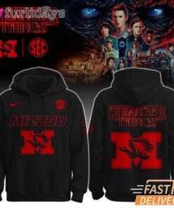 Stranger Things Missouri Tigers Hoodie, SEC Football Fan Sweatshirt For TV Show Lovers