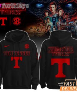 Stranger Things Tennessee Volunteers Hoodie, SEC Football Fan Sweatshirt For TV Show Lovers