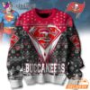 Tampa Bay Buccaneers NFL Superman Ugly Christmas Sweater