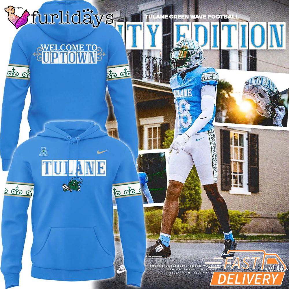 Tulane Green Wave 2025 City Edition Football Hoodie Tulane Green Wave 2025 City Edition Football Hoodie