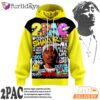 2Pac All Eyez On Me Poster Style 3D Hoodie, 90s Music Hoodie