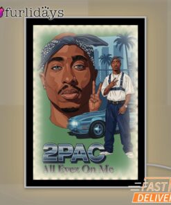2Pac All Eyez On Me Street Mirror Night Light, Rapper Lamp
