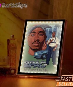 2Pac All Eyez On Me Street Mirror Night Light, Rapper Lamp