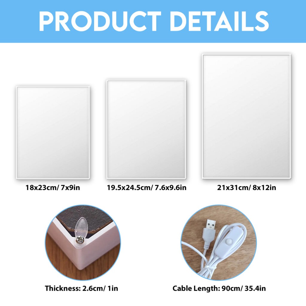 Size Mirror Night Light