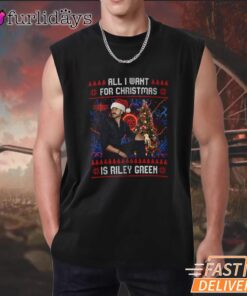 All I Want For Christmas Is Riley Green T-Shirt, Stranger Things Upside Down Holiday Tee