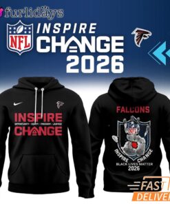 Atlanta Falcons NFL Black Lives Matter Inspire Change 2026 Hoodie