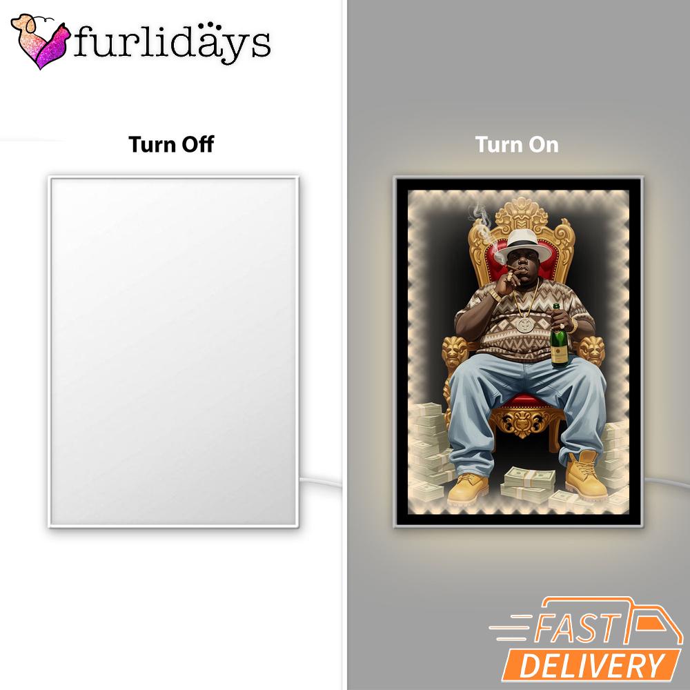 BIG King Throne Money Mirror Night Light BIG King Throne Money Mirror Night Light