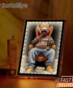 BIG King Throne Money Mirror Night Light