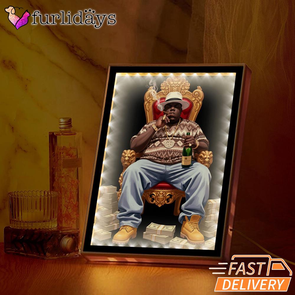 BIG King Throne Money Mirror Night Light BIG King Throne Money Mirror Night Light