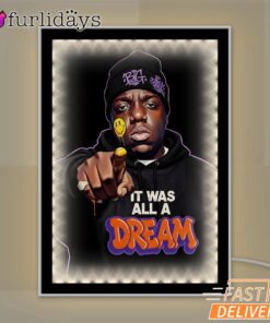 Biggie Dream All Black Mirror Night Light