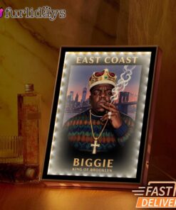 Biggie East Coast King Art Mirror Night Light
