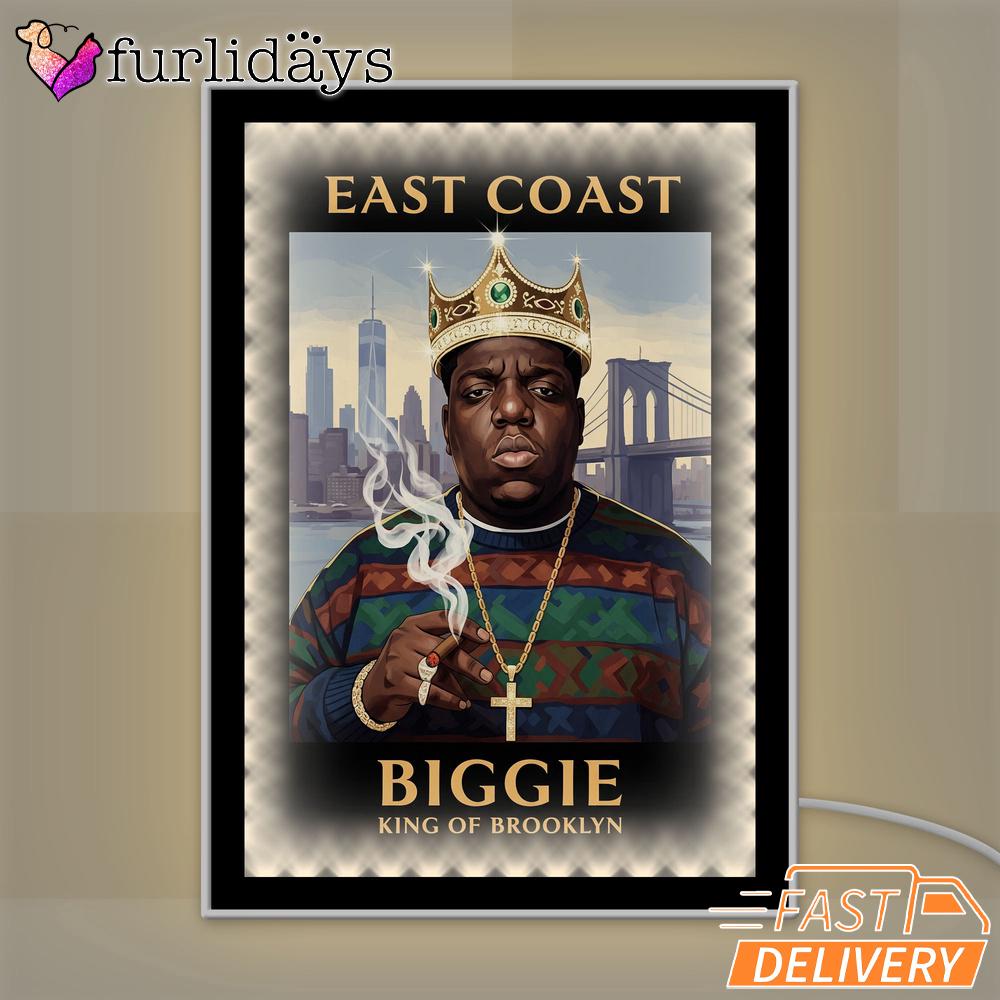 Biggie East Coast Legend Mirror Night Light Biggie East Coast Legend Mirror Night Light