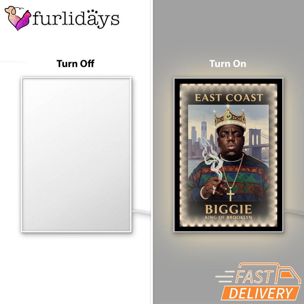 Biggie East Coast Legend Mirror Night Light Biggie East Coast Legend Mirror Night Light